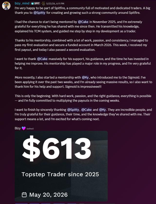 Bizy's mentorship story and first payout